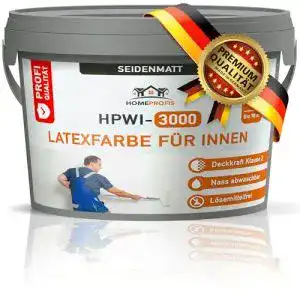 Latexfarbe matt Home Profis Latexfarbe weiß abwaschbare Wandfarbe