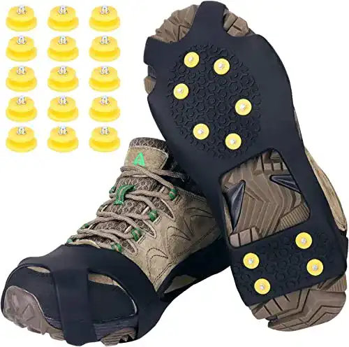 Schuhspikes Tevlaphee für Bergschuhe mit Ersatz-Schneespikes