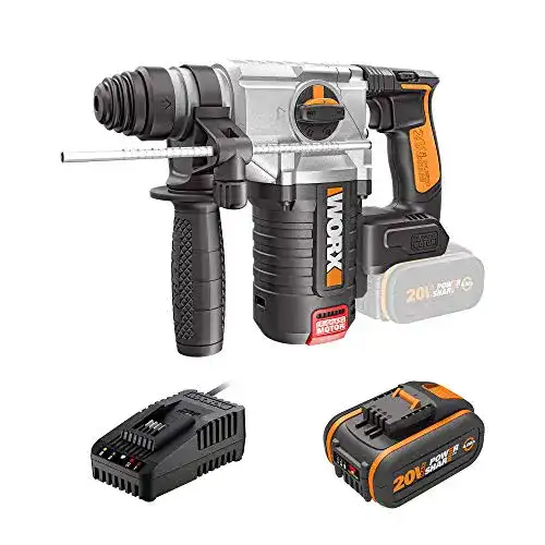 Worx WX380.1 Akku-Bohrhammer 20V, 4-in-1 Funktionen im Vergleich