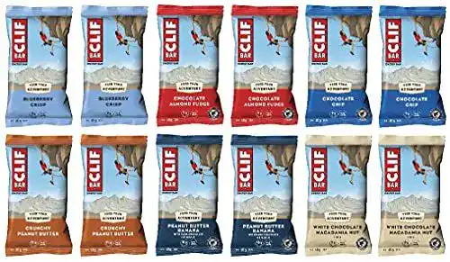 Clif Bar Energieriegel Probier-Paket mit 12 Riegeln à 68g