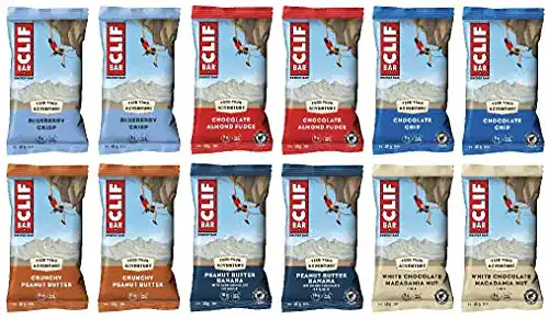 Clif Bar Energieriegel Probier-Paket mit 12 Riegeln à 68g