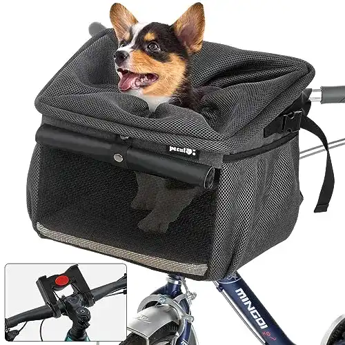 Hundefahrradkorb Pecute – Multifunktionale Haustier Fahrradtasche
