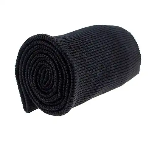 Bündchenstoff 16x80cm elastisch gerippt in verschiedenen Farben