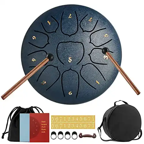 Zungentrommel YUEHAO mit 11 Noten und 6 Zoll Durchmesser