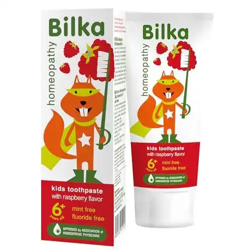 Kinderzahnpasta ohne Fluorid von Bilka Homeopathy für Kinder ab 6 Jahren