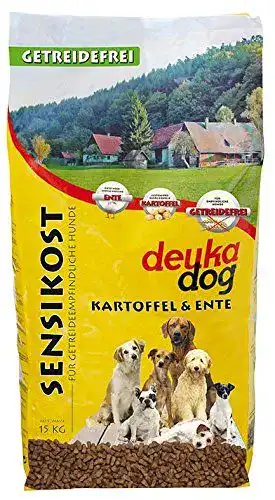 Deuka Dog Sensikost 2 x 15 kg – Getreidefreies Hundefutter mit Kartoffel und Ente