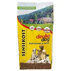 Deuka Dog Sensikost 2 x 15 kg – Getreidefreies Hundefutter mit Kartoffel und Ente
