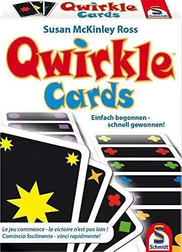 Qwirkle Spiel von Schmidt Spiele 75034 – Qwirkle Cards für 2-4 Spieler