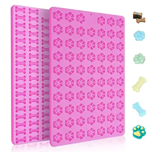 Backmatte für Hundekekse Meajore im 2er-Set mit 106 Mini-Hohlräumen