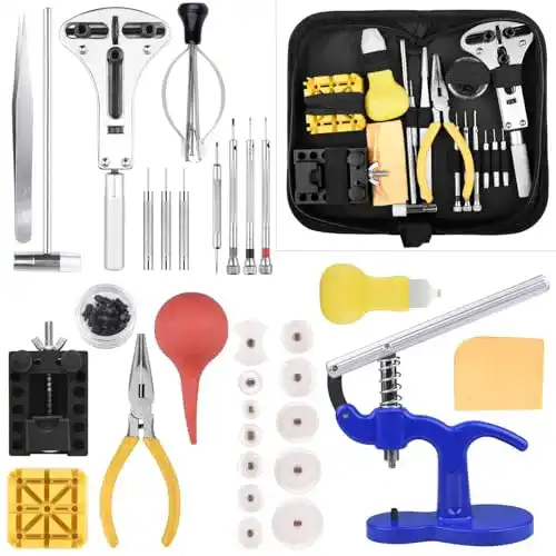Uhrmacherwerkzeugset ETEPON 18-teilig für Uhrenreparatur