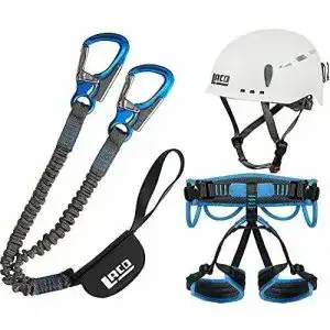 Klettersteigset LACD Via Ferrata Pro Evo 2.0 mit Gurt und Protector
