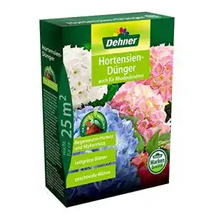 Rhododendron-Dünger von Dehner für Hortensien und Azaleen
