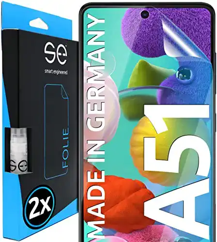 Samsung Galaxy A51 Panzerglas 2x se 3D Schutzfolie für Displayschutz