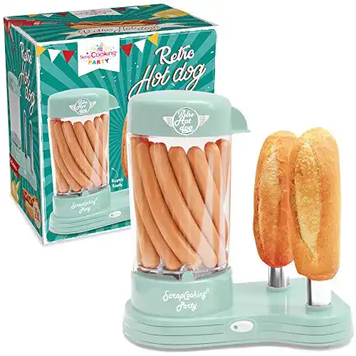 Hot Dog Maker ScrapCooking 601 Kapazität 12 Würstchen