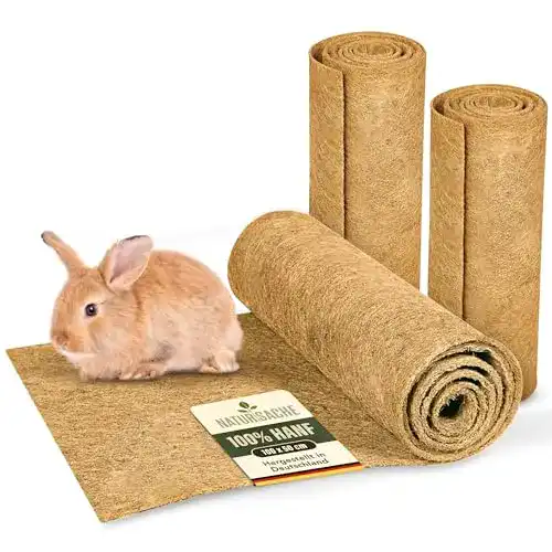 Hanfmatte Natursache 3 Nagerteppich aus 100% Hanf, 100 x 50 cm