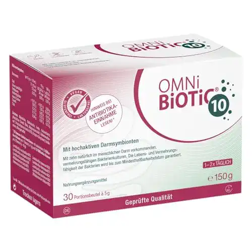 Darmbakterienpulver Omni Biotic 10 zur Unterstützung der Darmflora