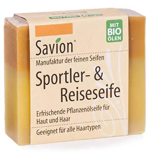 Outdoor-Seife Savion 2-in-1 Naturseife für Sport und Reisen