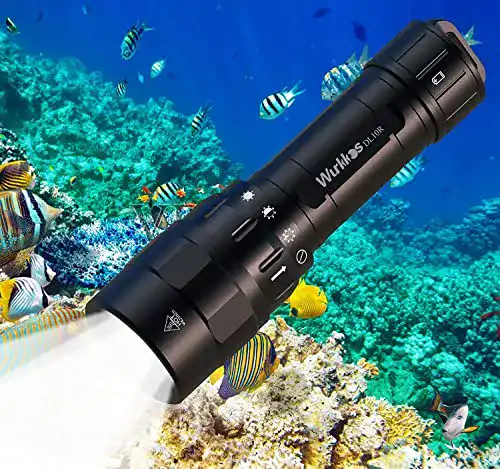 Tauchlampe Wurkkos DL10R mit 4500 Lumen und IPX8 Wasserdichtigkeit