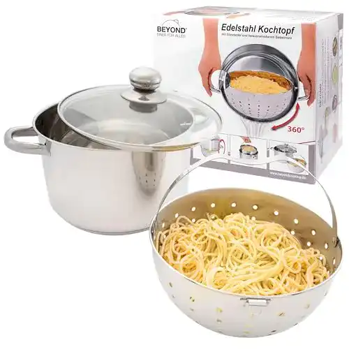 Spaghettitopf Beyond Nudeltopf 24 cm aus Edelstahl
