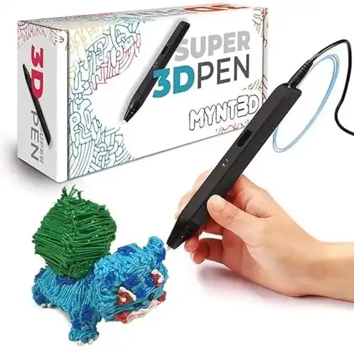 3D-Stift MYNT3D Super für ABS und PLA kreative Gestaltungsmöglichkeiten