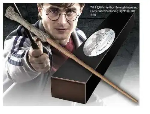 Harry Potter Zauberstab Nachbildung mit Wandhalterung