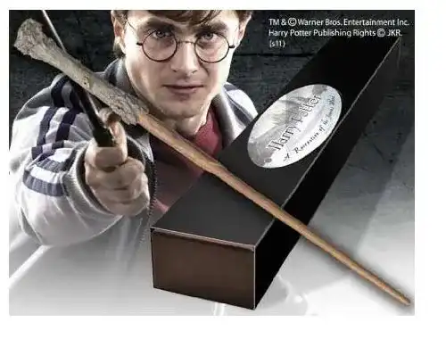 Harry Potter Zauberstab Nachbildung mit Wandhalterung