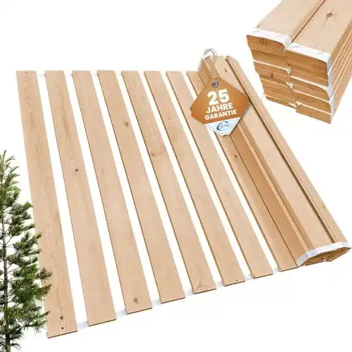 Rollrost 140×200 cm Coemo mit 21 Leisten und hoher Belastbarkeit