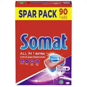 Somat All in 1 Extra Spülmaschinentabs, 90 Stück, Geschirrspül Tabs