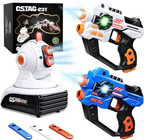Lasertag Set Vintop für Kinder mit Projektor und Laserpistolen