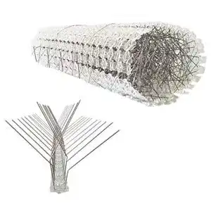 Vogelabwehr Spike Set aus Polycarbonat 10 Meter mit 20 Elementen