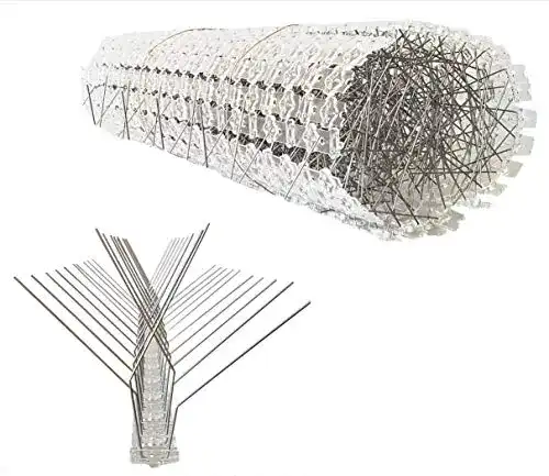 Vogelabwehr Spike Set aus Polycarbonat 10 Meter mit 20 Elementen