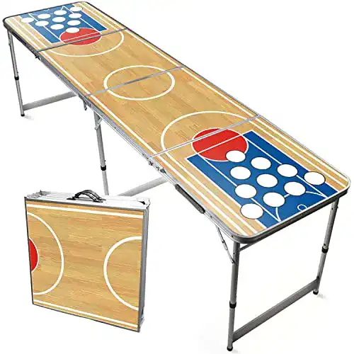 Bier-Pong-Tisch Original Cup Beer Pong mit BP-Basket – Transportabler Tisch