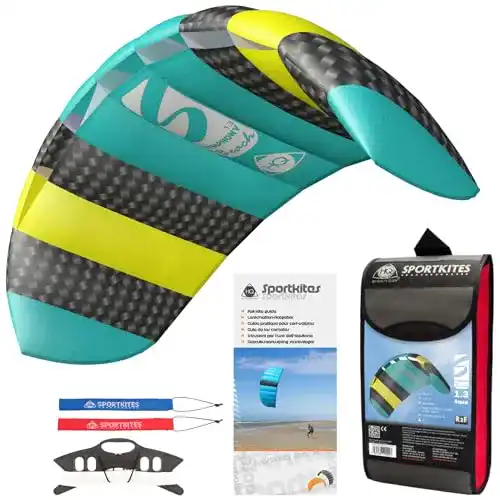 Lenkdrachen HQ Symphony Beach III 1.3 Aqua mit hochwertigem Design