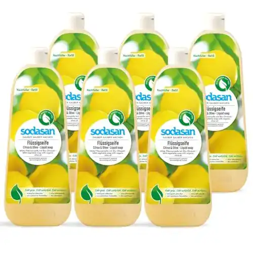 Flüssigseife 1 Liter SODASAN Citrus & Olive Nachfüller