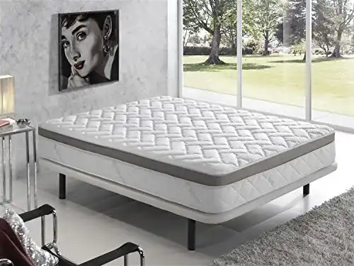 Matratze 200 x 200 cm Silver-Lux mit Memoryschaum