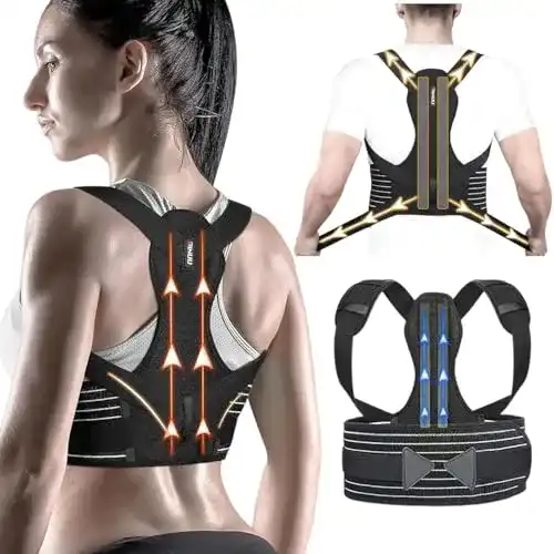 Geradehalter Zinu Rückenstützgürtel für Damen und Herren