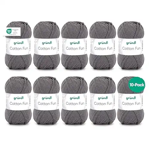 Gründl Cotton Fun Strickgarn und Häkelgarn in 24 Farben