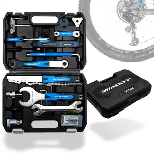 Fahrradwerkzeug Haskyy 50-teiliges Reparaturkit für E-Bikes und Fahrräder