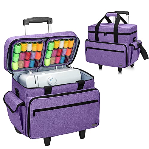Nähmaschinen Trolley Teamoy mit Rollen für Nähmaschine und Zubehör