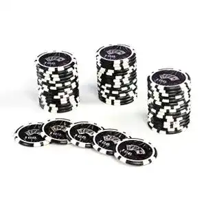 Pokerchips Nexos Trading 50 Laser-Poker-Chips mit Metallkern