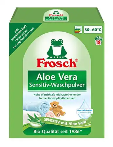 Frosch Aloe Vera Sensitiv Waschpulver 1,35 kg Hautschonendes Waschmittel