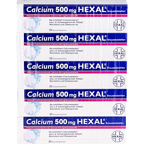 Calcium Brausetablette Hexal 500 mg 100 Stück