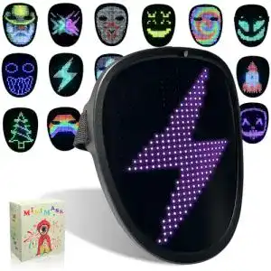 LED-Maske Moyaca für Kinder mit Gestenerkennung und leuchtenden Effekten