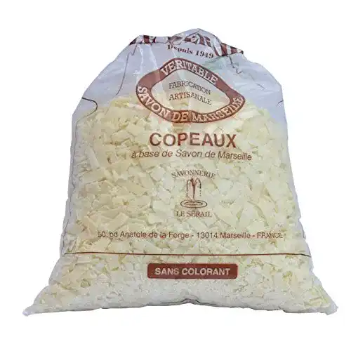 Seifenflocken aus Marseilleseife 1 kg mit Duft von Baumwollblüten