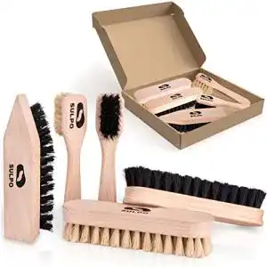 Schuhputzset Sulpo – 5-teiliges Pflege-Set für Schuhe
