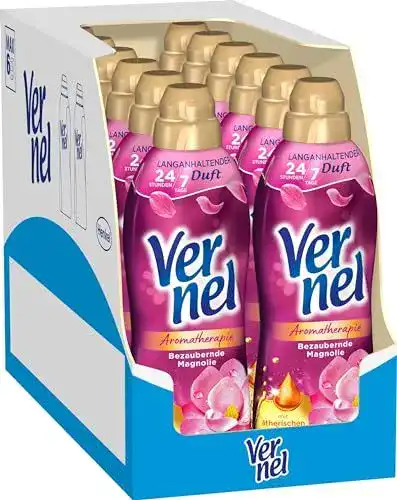 Vernel Weichspüler Aromatherapie Bezaubernde Magnolie 12×32 Waschladungen