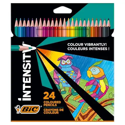 Aquarellstifte BIC Intensity Buntstifte, Dreikant-Malstifte