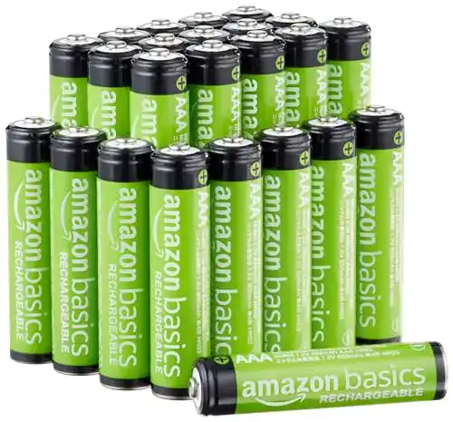 Akkus für Solarleuchten von Amazon Basics im 24er-Pack