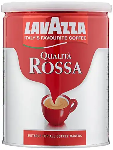 Lavazza Kaffeepulver Qualità Rossa, gemahlen, 2er Pack