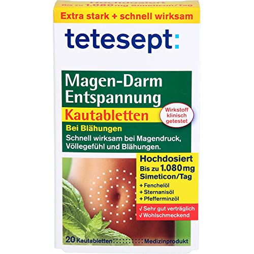 Mittel gegen Blähungen von tetesept für Magen-Darm Entspannung